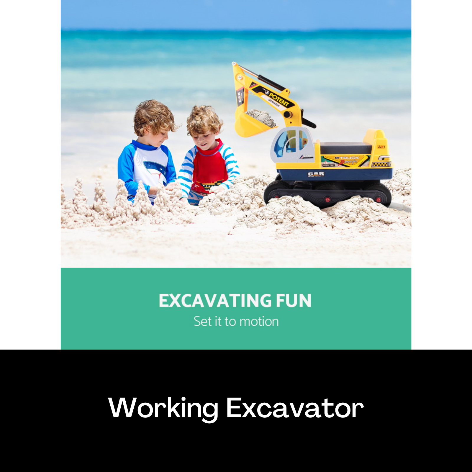 Kids Ride Excavator