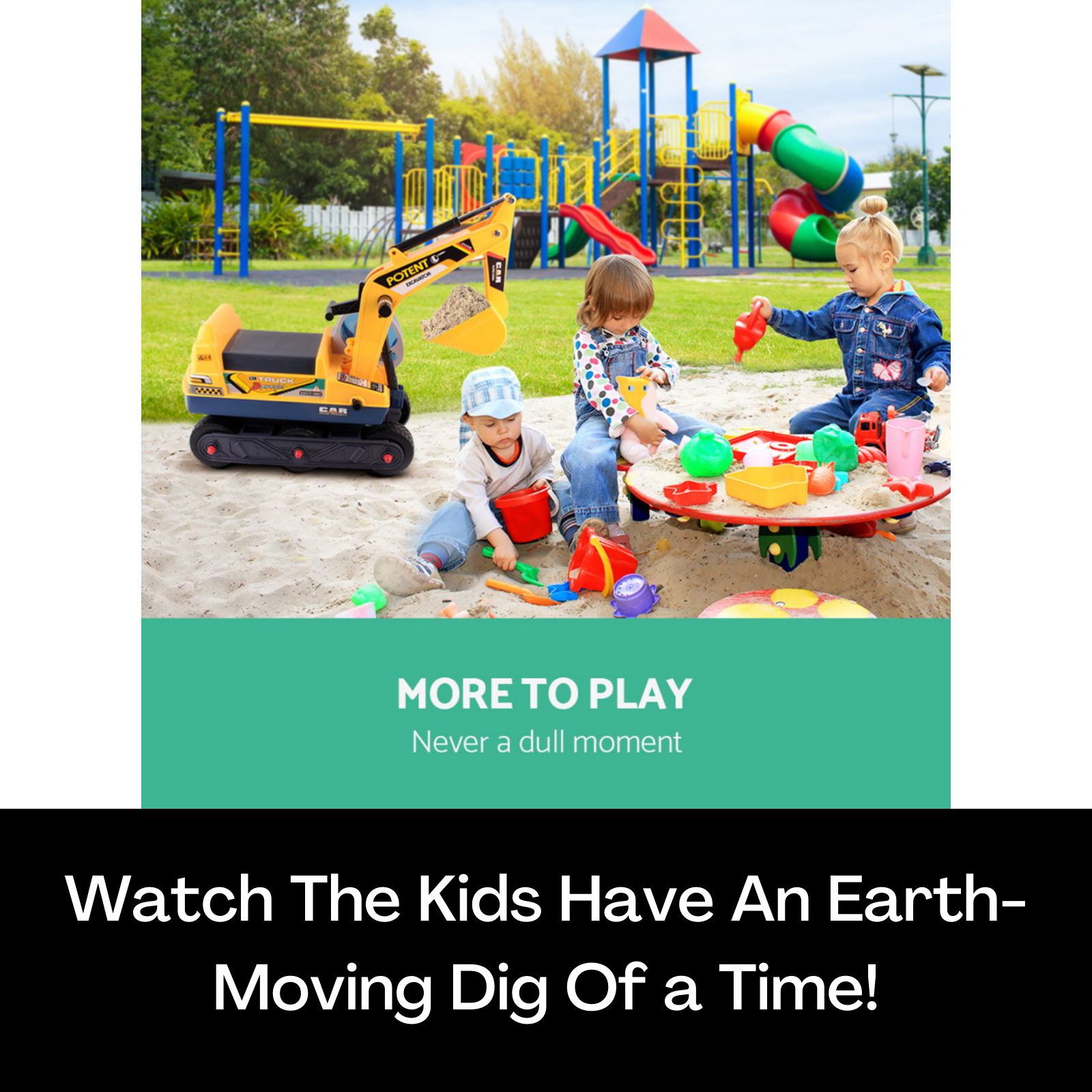 Kids Ride Excavator